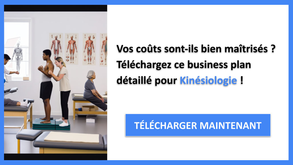 Exemple Business Plan pour Kinésiologie - Coût Kinésiologie- CTA1