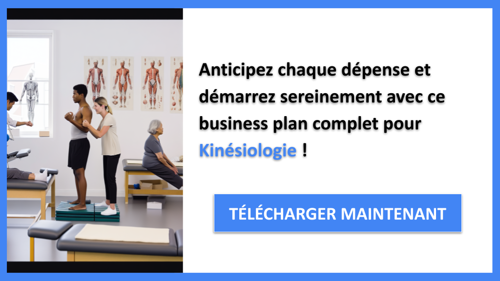Exemple Business Plan pour Kinésiologie - Coût Kinésiologie- CTA3