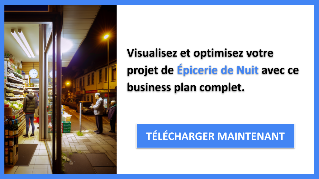 Exemple Business Plan pour Épicerie de Nuit - Épicerie de Nuit Business Model Canvas- CTA3