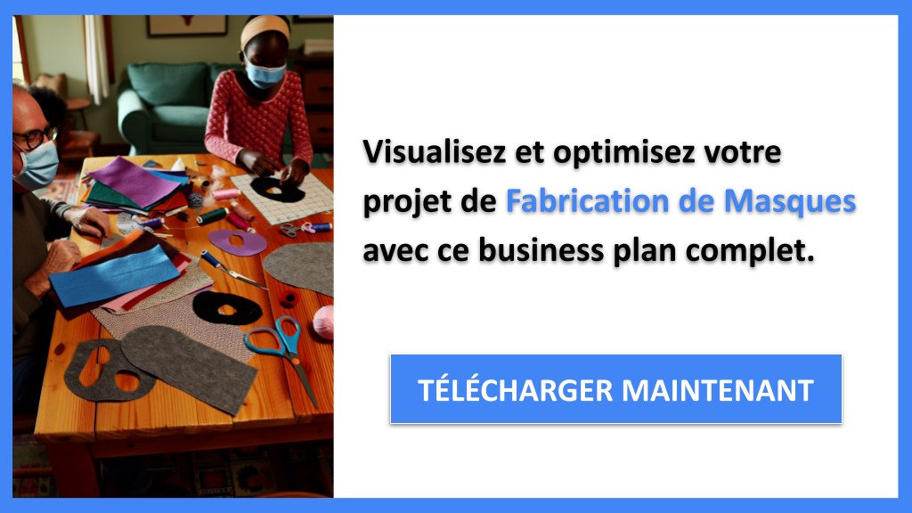 Exemple Business Plan pour Fabrication de Masques - Fabrication de Masques Business Model Canvas- CTA3