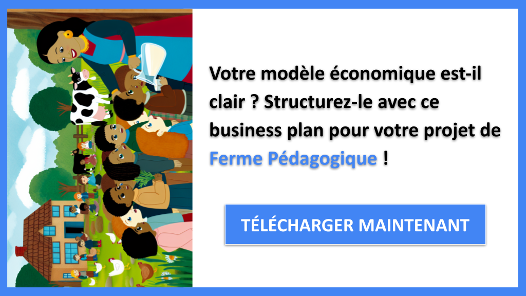 Exemple Business Plan pour Ferme Pédagogique - Ferme Pédagogique Business Model Canvas- CTA1