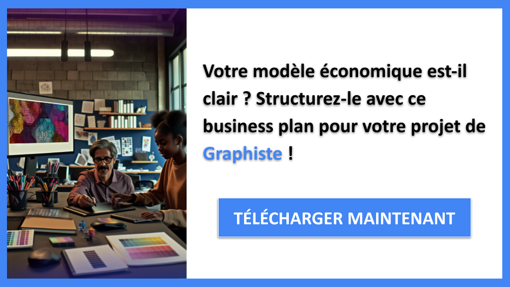 Exemple Business Plan pour Graphiste - Graphiste Business Model Canvas- CTA1