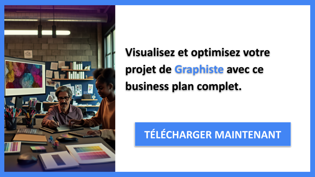 Exemple Business Plan pour Graphiste - Graphiste Business Model Canvas- CTA3