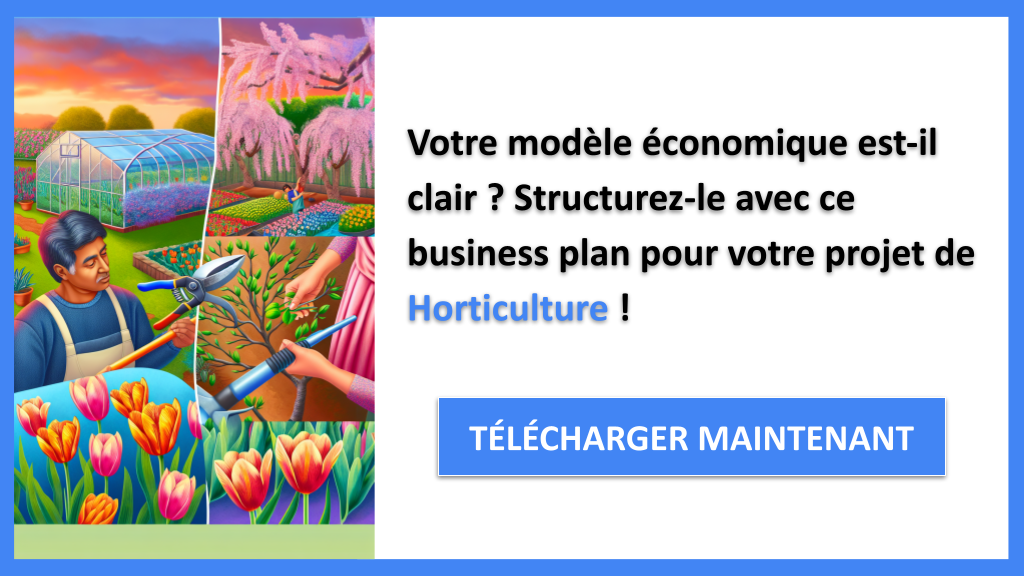 Exemple Business Plan pour Horticulture - Horticulture Business Model Canvas- CTA1