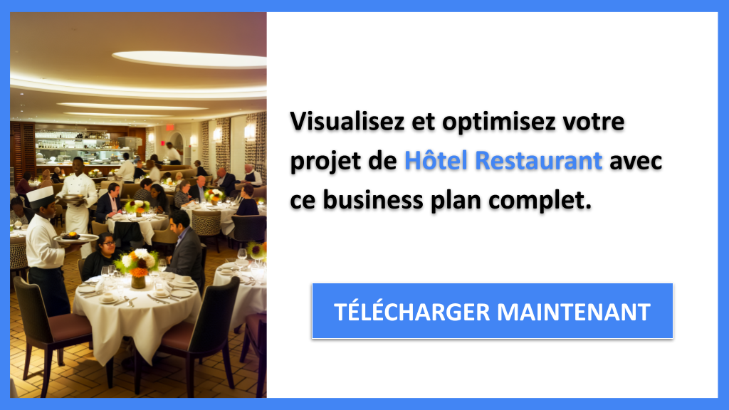Exemple Business Plan pour Hôtel Restaurant - Hôtel Restaurant Business Model Canvas- CTA3
