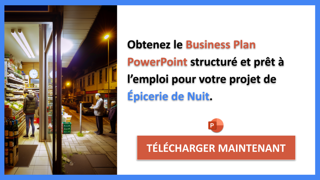 Exemple Business Plan pour Épicerie de Nuit - Épicerie de Nuit Business Plan Exemple- CTA2