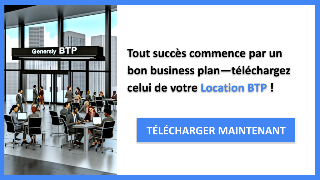 Exemple Business Plan pour Location BTP - Location BTP Business Plan Exemple- CTA1