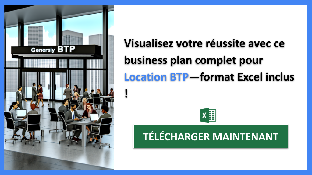 Exemple Business Plan pour Location BTP - Location BTP Business Plan Exemple- CTA3