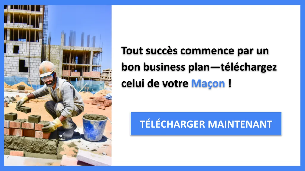 Exemple Business Plan pour Maçon - Maçon Business Plan Exemple- CTA1