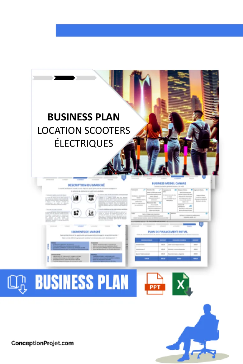 Business Plan pour Location Scooters Électriques - Plan Marketing Location Scooters Électriques