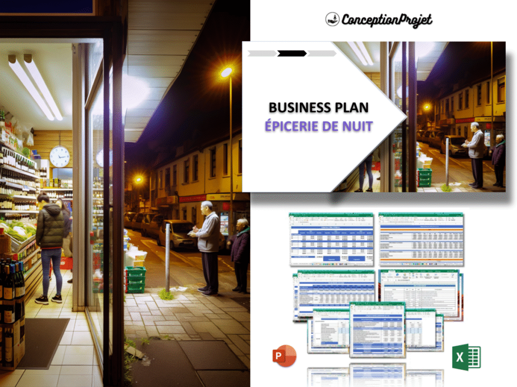 Epicerie de Nuit Business Plan Exemple Cover