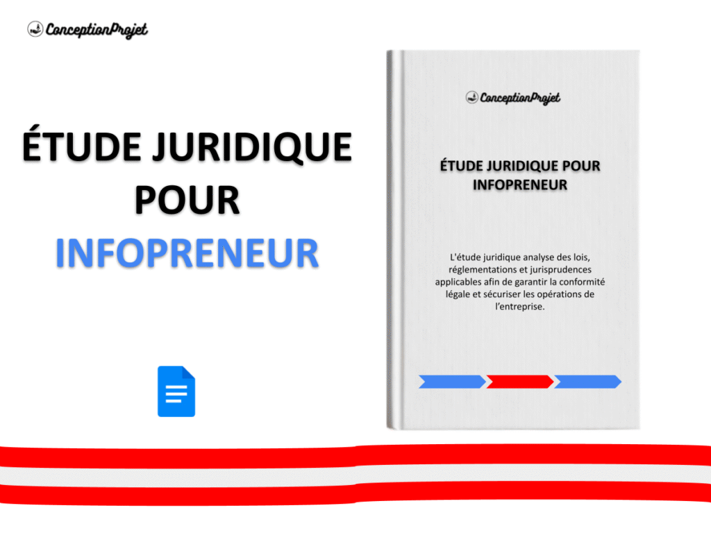 Etude Juridique Infopreneur Cover