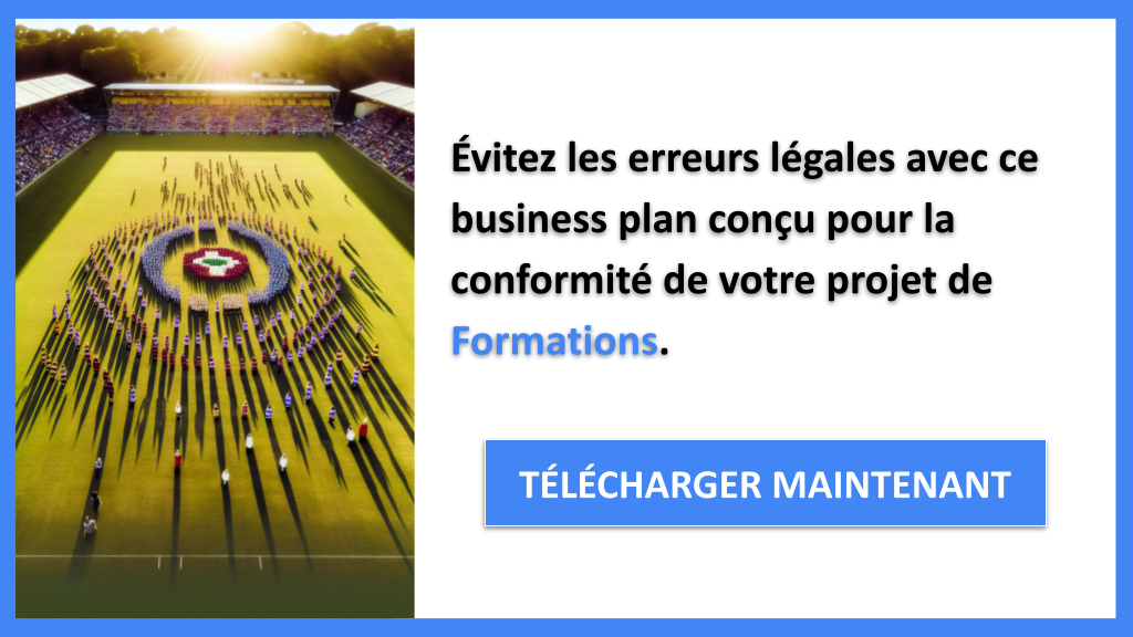 Exemple Business Plan pour Formations - Étude Juridique Formations- CTA2