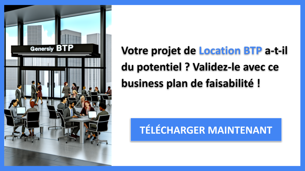 Exemple Business Plan pour Location BTP - Étude Faisabilité Location BTP- CTA1