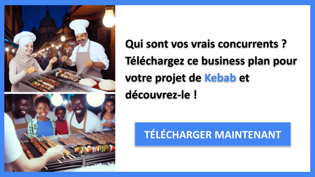 Exemple Business Plan pour Kebab - Étude de la Concurrence Kebab- CTA1