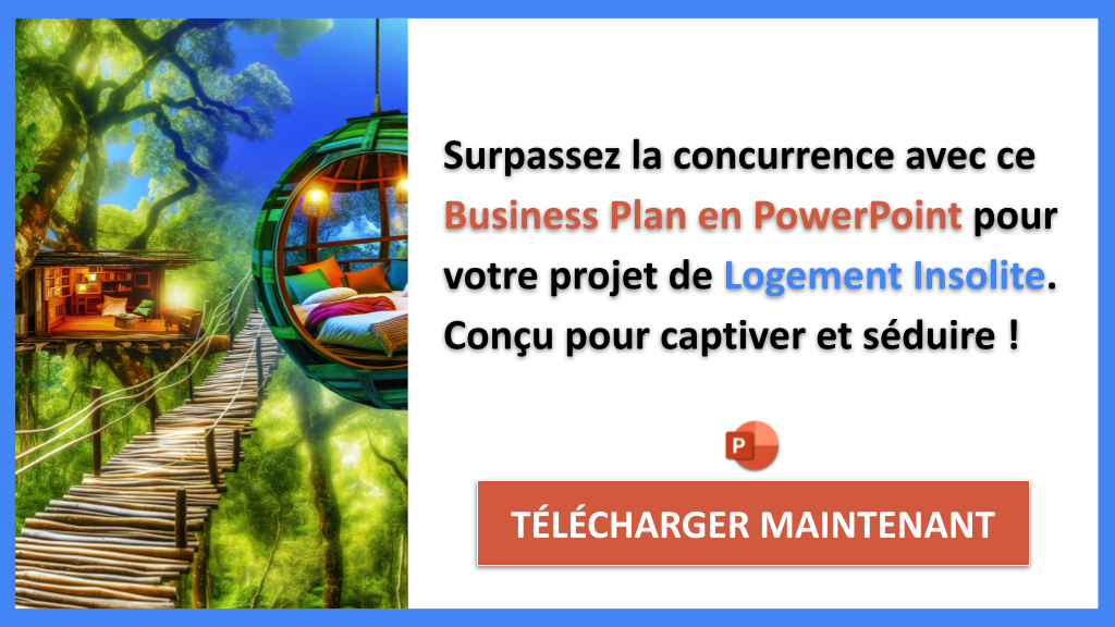 Exemple Business Plan pour Logement Insolite - Étude de la Concurrence Logement Insolite- CTA3