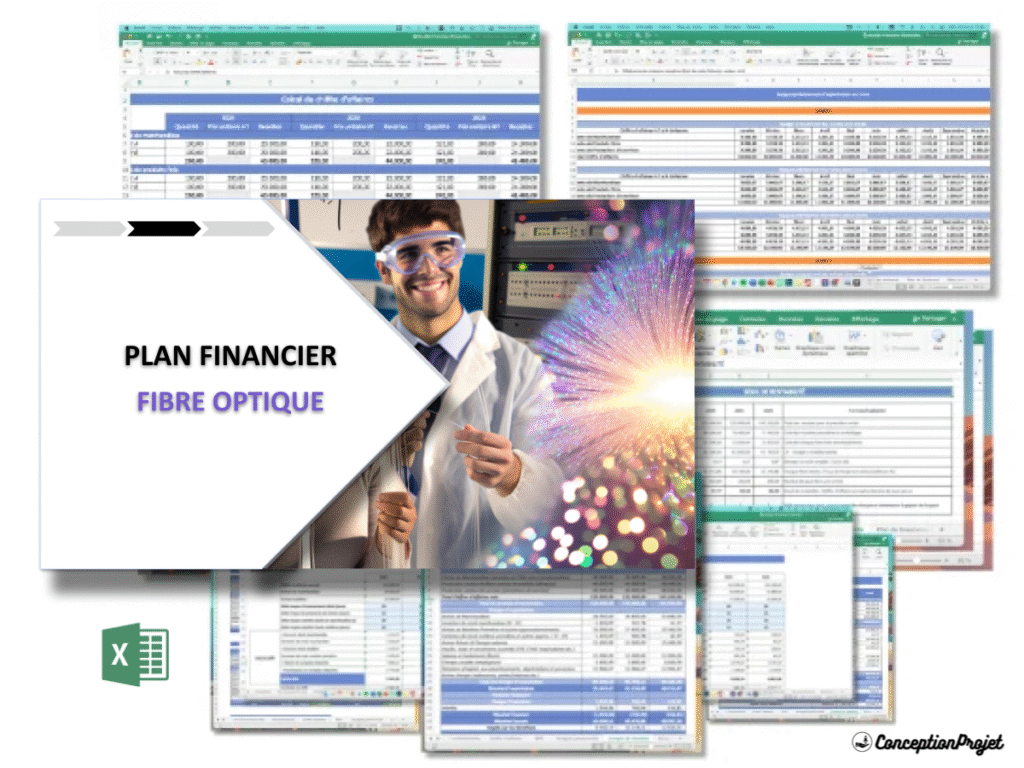 Fibre optique Plan financier Exemple Cover