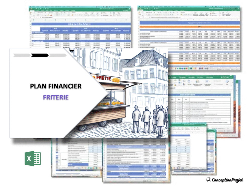 Friterie Plan financier Exemple Cover