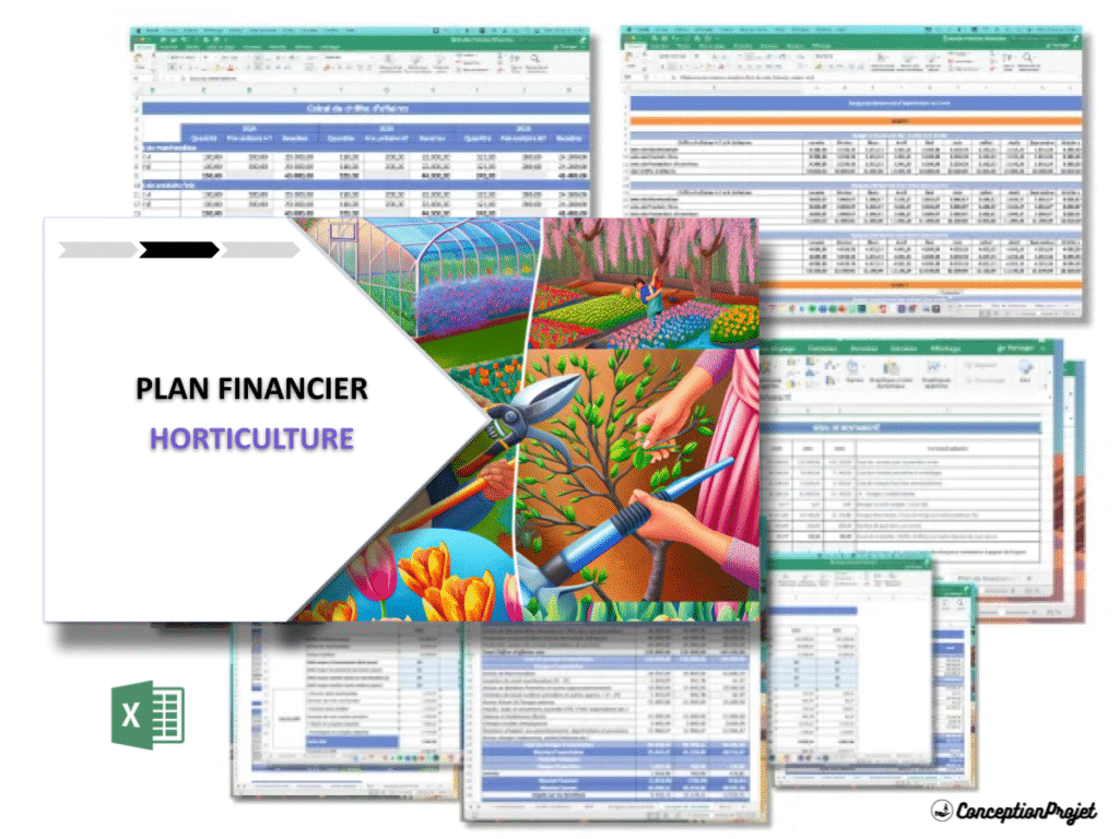 Horticulture Plan financier Exemple Cover