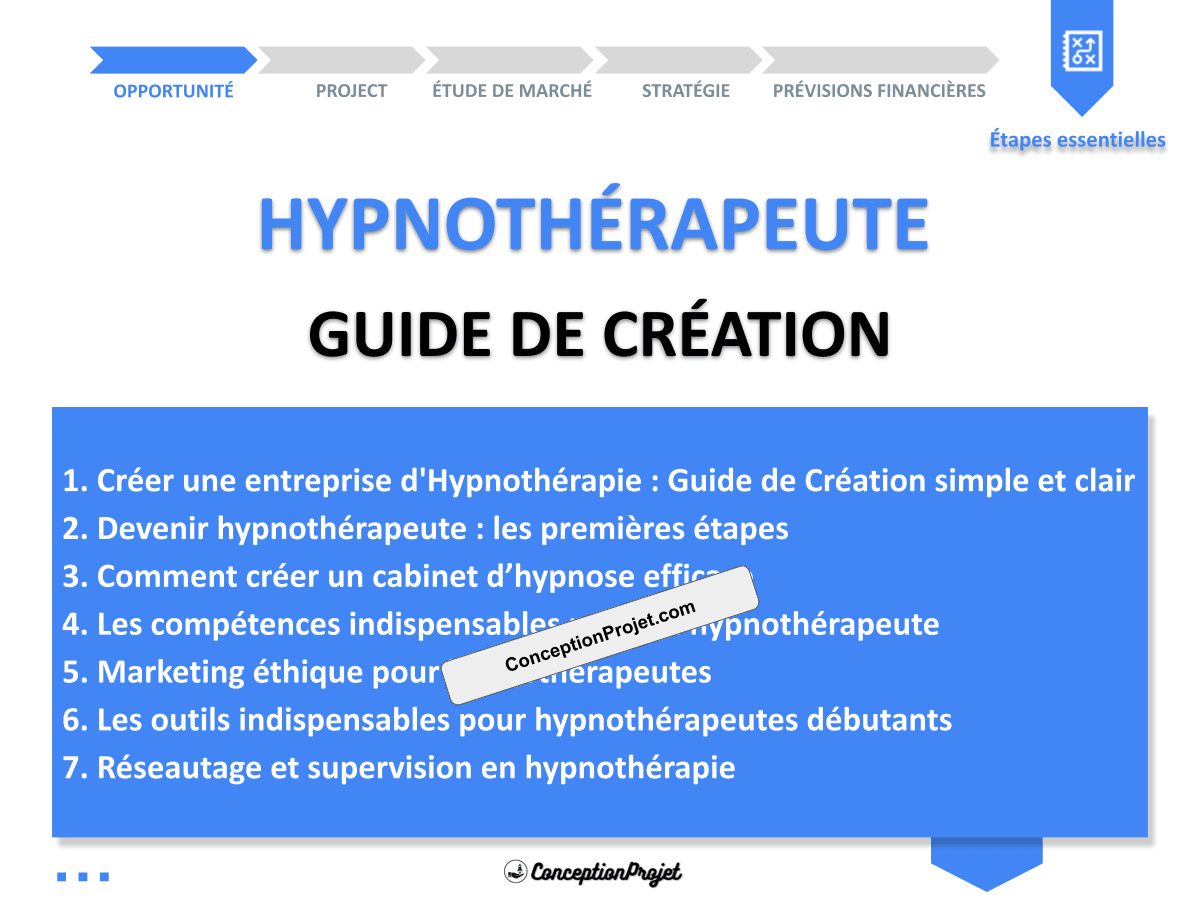 Créer une entreprise d’Hypnothérapie : Guide de Création simple et clair Créer une entreprise d’Hypnothérapie : Guide de Création simple et clair