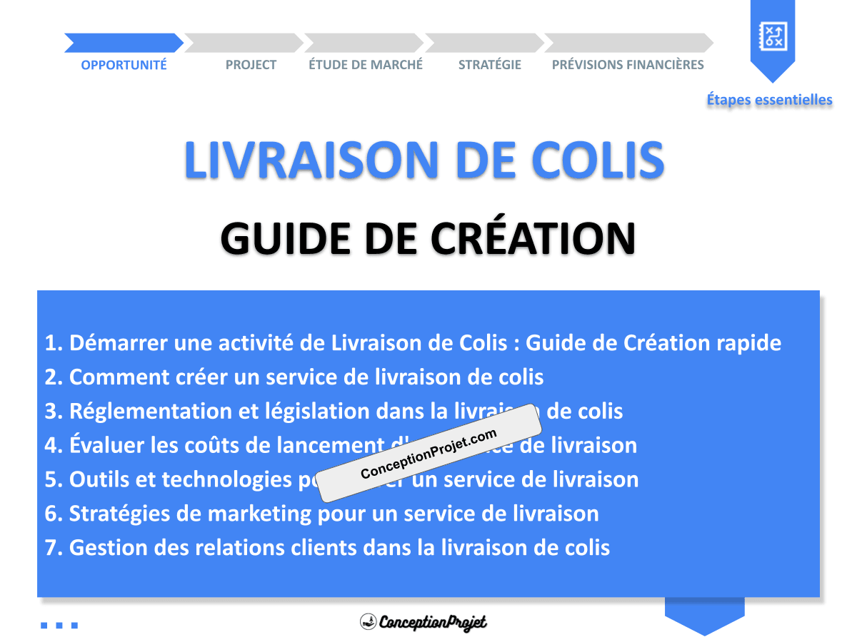 Démarrer une activité de Livraison de Colis : Guide de Création rapide Démarrer une activité de Livraison de Colis : Guide de Création rapide