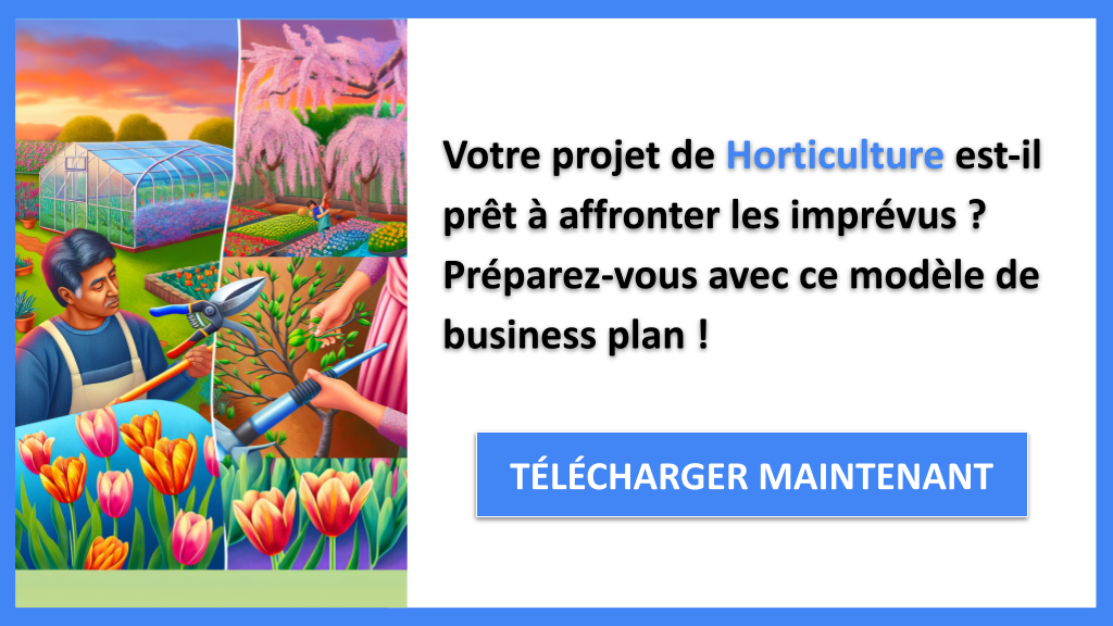 Exemple Business Plan pour Horticulture - Gestion des Risques Horticulture- CTA1