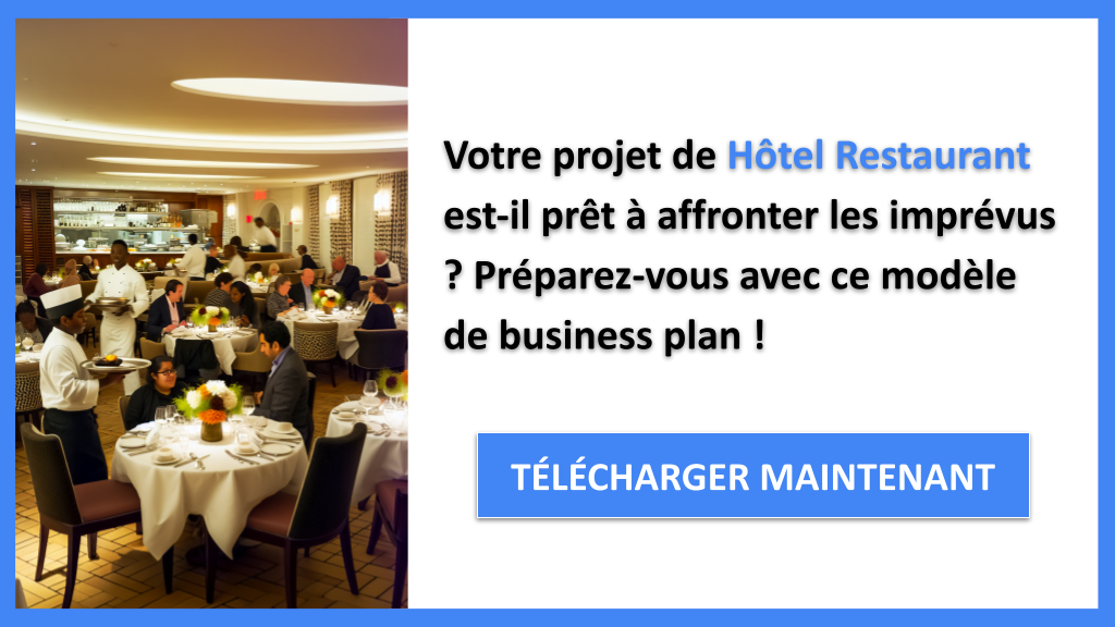 Exemple Business Plan pour Hôtel Restaurant - Gestion des Risques Hôtel Restaurant- CTA1