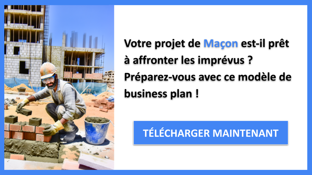 Exemple Business Plan pour Maçon - Gestion des Risques Maçon- CTA1