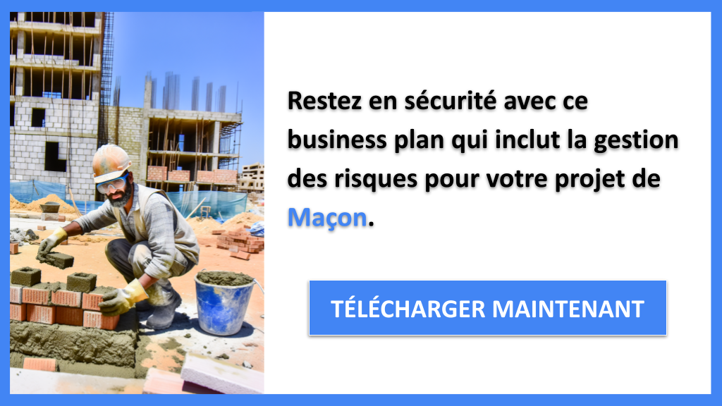 Exemple Business Plan pour Maçon - Gestion des Risques Maçon- CTA3