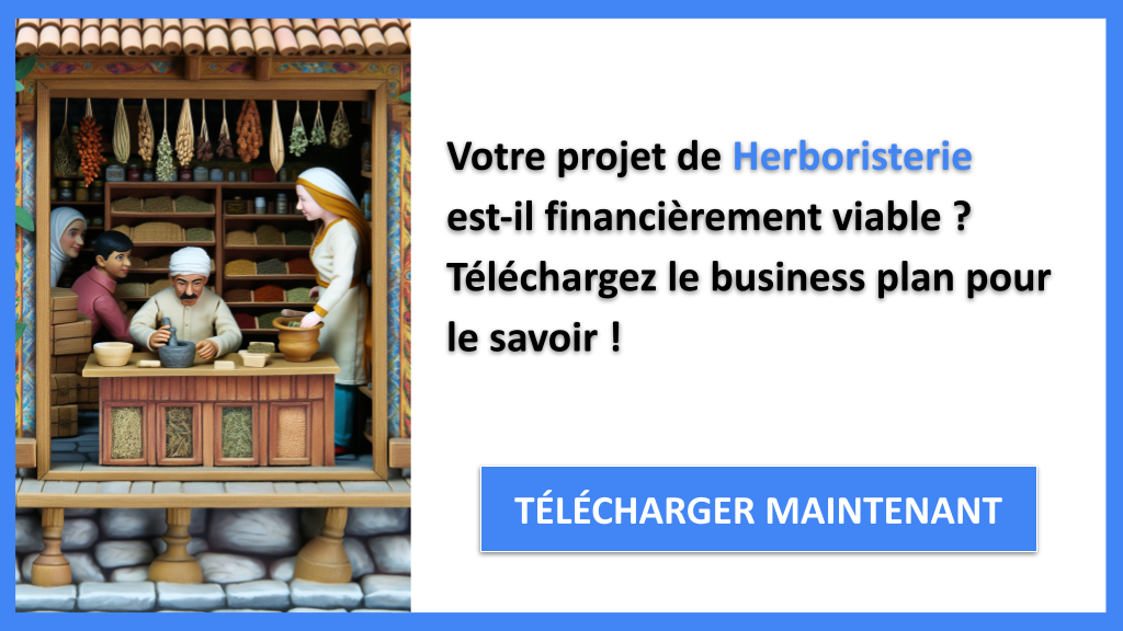 Exemple Business Plan pour Herboristerie - Herboristerie Plan financier Exemple- CTA1