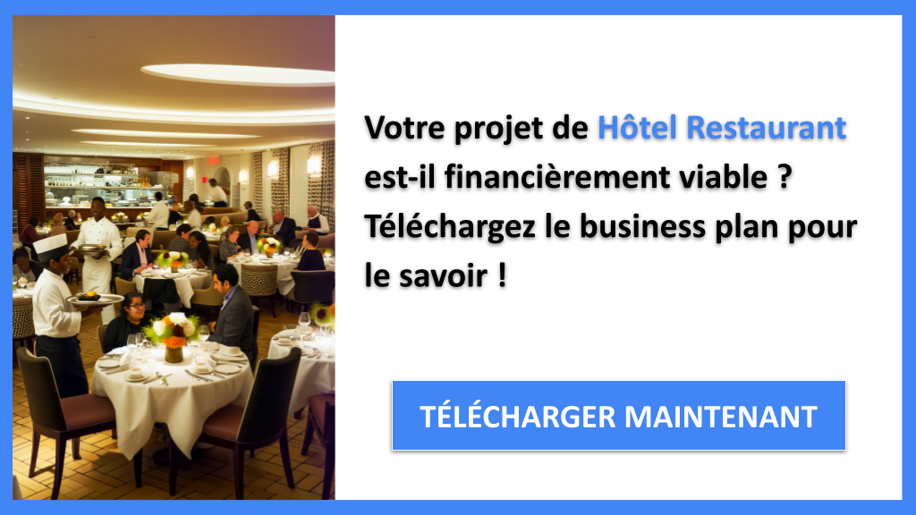 Exemple Business Plan pour Hôtel Restaurant - Hôtel restaurant Plan financier Exemple- CTA1