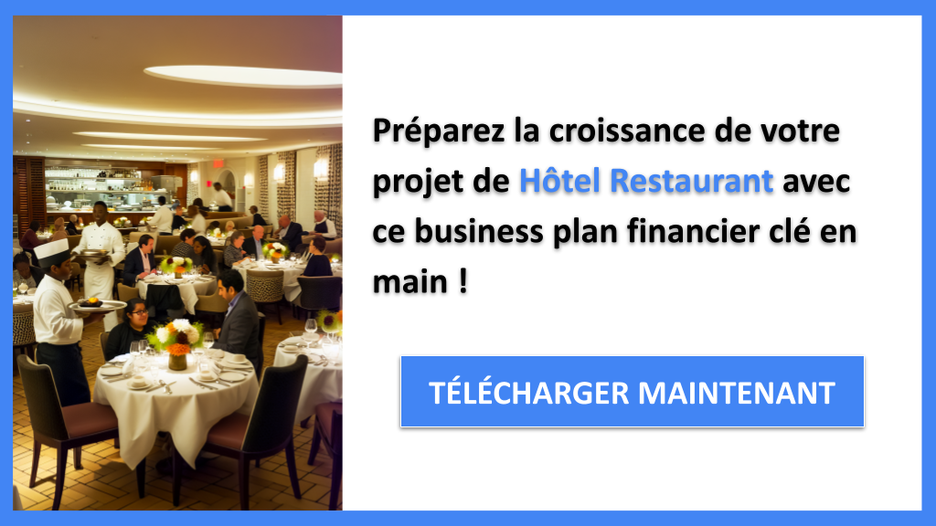 Exemple Business Plan pour Hôtel Restaurant - Hôtel restaurant Plan financier Exemple- CTA3