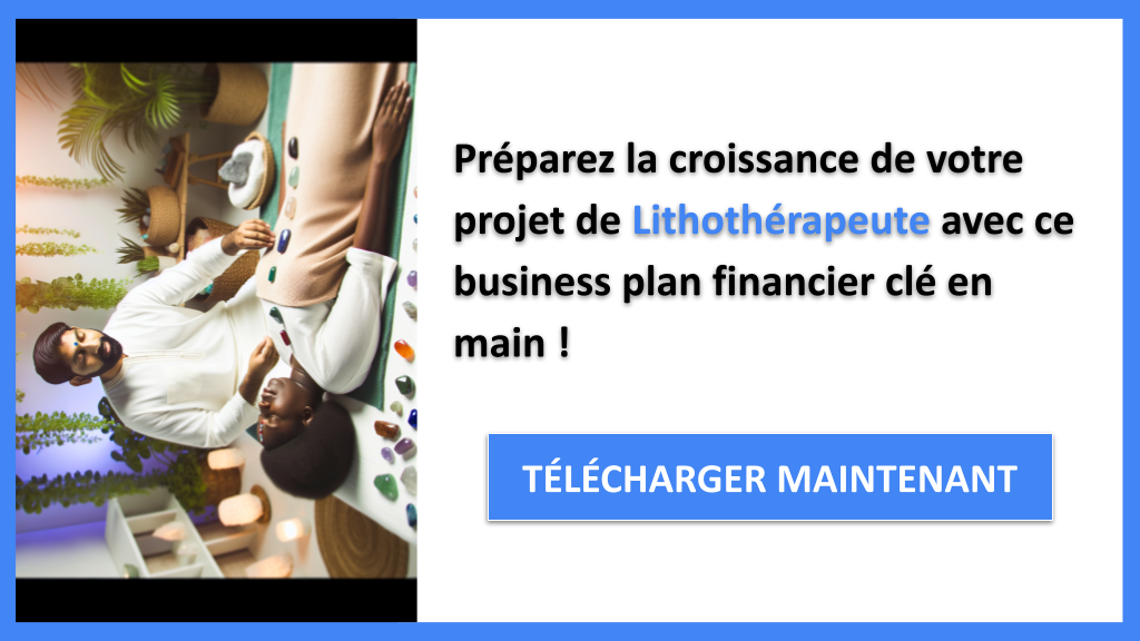 Exemple Business Plan pour Lithothérapeute - Lithothérapeute Plan financier Exemple- CTA3
