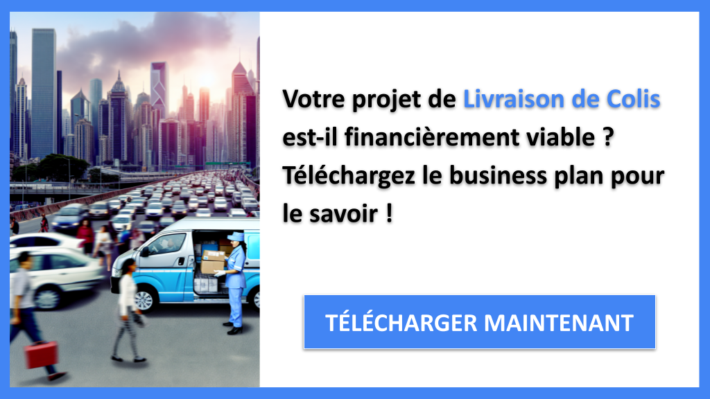 Exemple Business Plan pour Livraison de Colis - Livraison de Colis Plan financier Exemple- CTA1