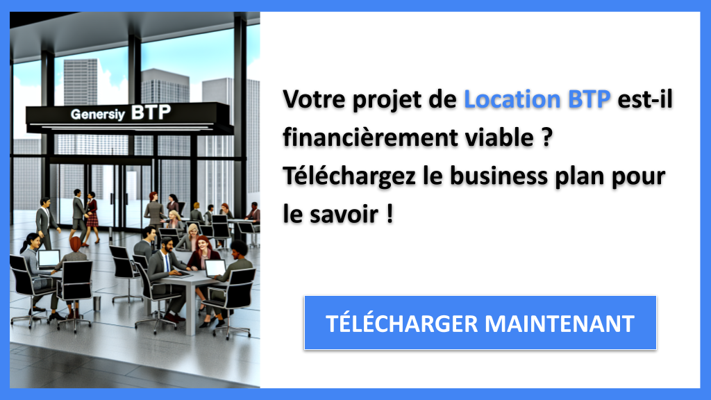 Exemple Business Plan pour Location BTP - Location BTP Plan financier Exemple- CTA1