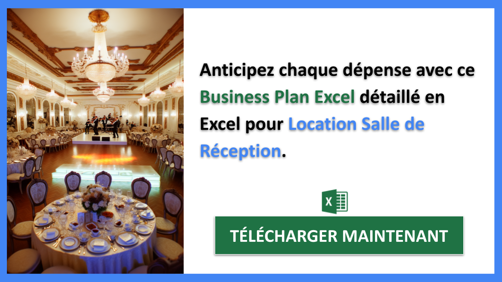 Exemple Business Plan pour Location Salle de Réception - Location Salle de Réception Plan financier Exemple- CTA2
