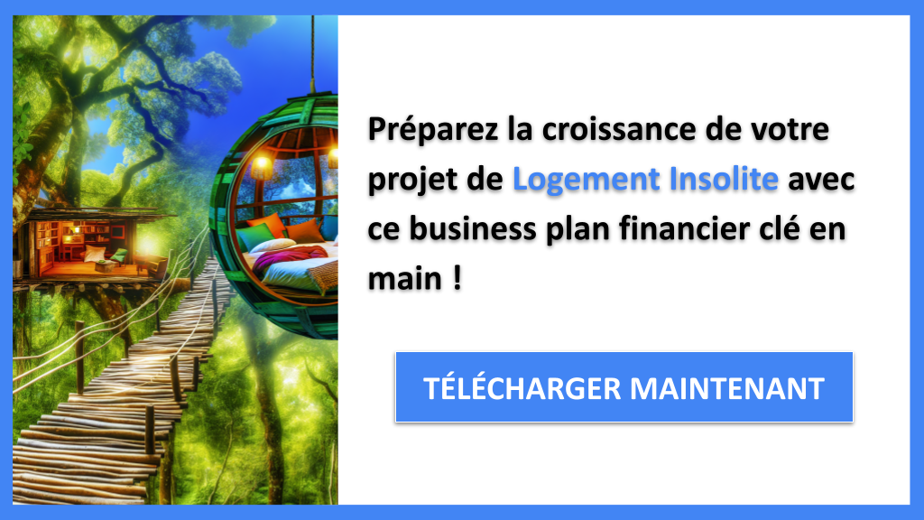 Exemple Business Plan pour Logement Insolite - Logement Insolite Plan financier Exemple- CTA3
