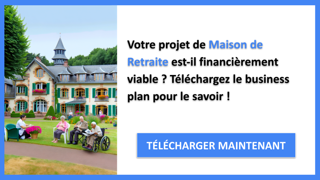 Exemple Business Plan pour Maison de Retraite - Maison de Retraite Plan financier Exemple- CTA1