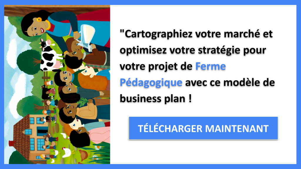 Exemple Business Plan pour Ferme Pédagogique - Segments Clients Ferme Pédagogique- CTA3
