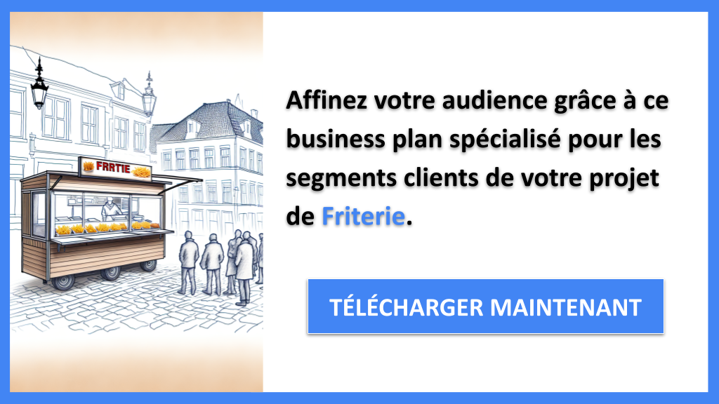 Exemple Business Plan pour Friterie - Segments Clients Friterie- CTA2