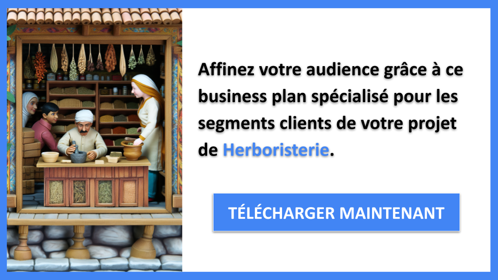 Exemple Business Plan pour Herboristerie - Segments Clients Herboristerie- CTA2