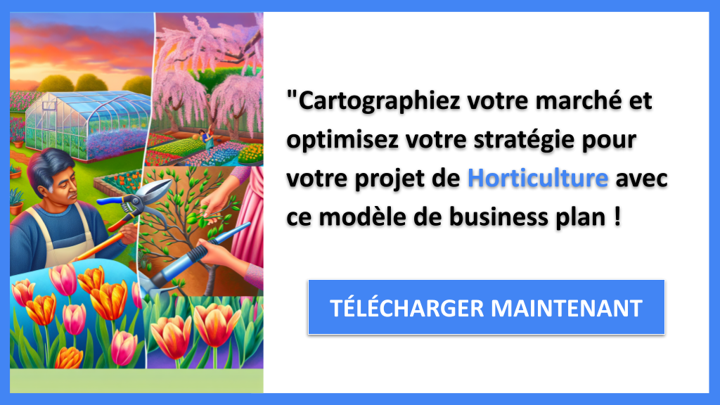 Exemple Business Plan pour Horticulture - Segments Clients Horticulture- CTA3