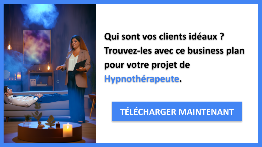 Exemple Business Plan pour Hypnothérapeute - Segments Clients Hypnothérapeute- CTA1