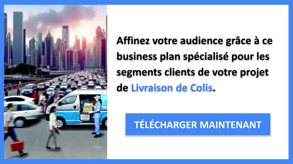 Exemple Business Plan pour Livraison de Colis - Segments Clients Livraison de Colis- CTA2