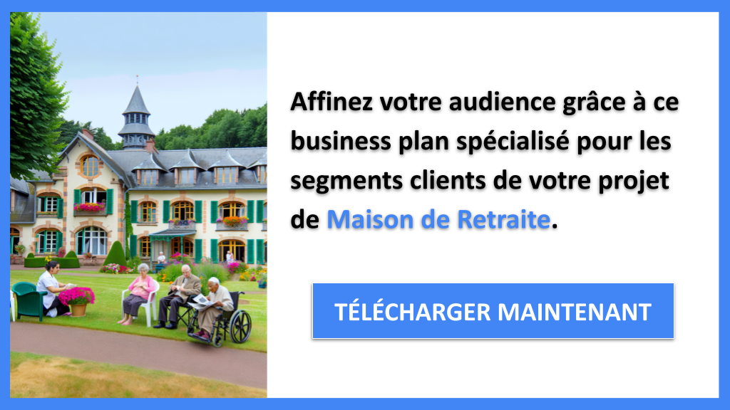 Exemple Business Plan pour Maison de Retraite - Segments Clients Maison de Retraite- CTA2