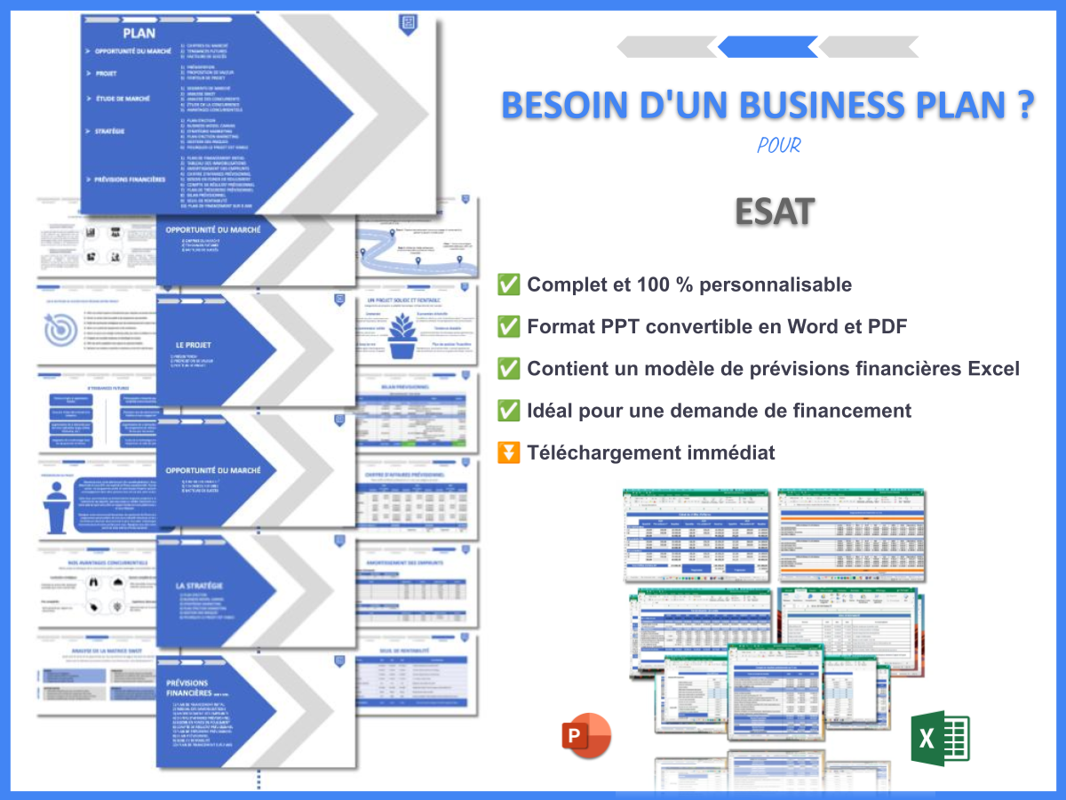 Besoin d'un business plan pour ESAT - Stratégies de Croissance ESAT