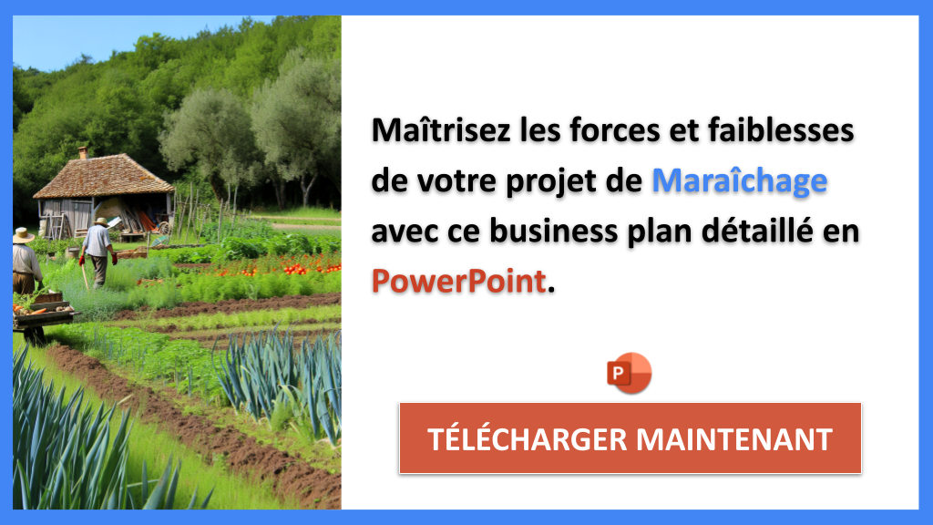 Exemple Business Plan pour Maraîchage - Analyse SWOT Maraîchage- CTA2