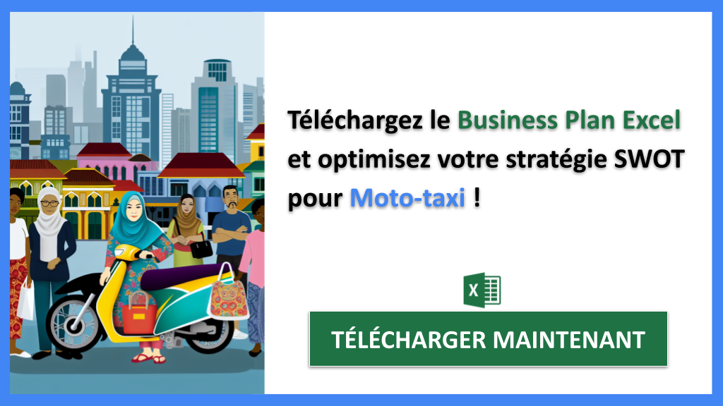 Exemple Business Plan pour Moto-taxi - Analyse SWOT Moto-taxi- CTA3