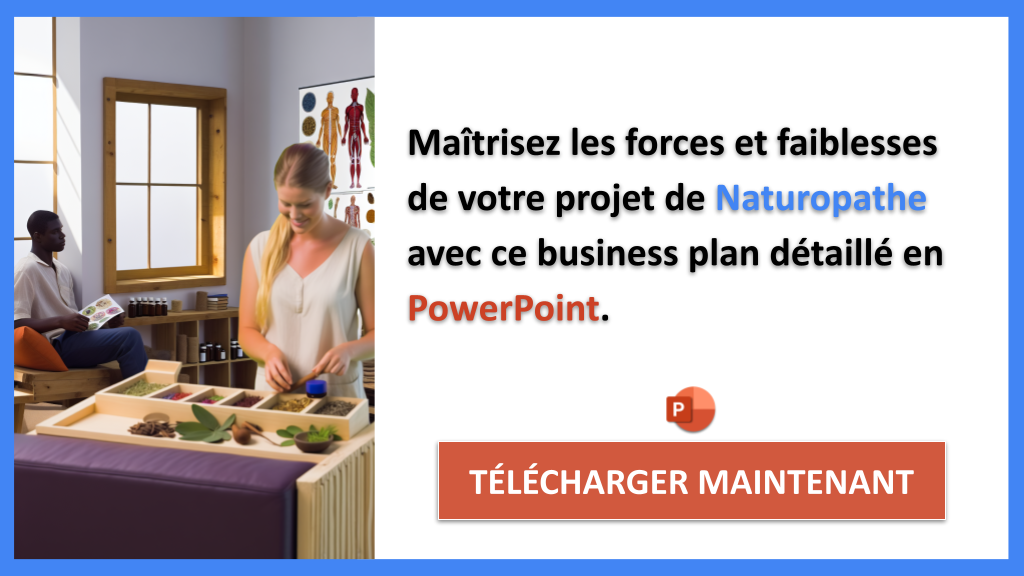 Exemple Business Plan pour Naturopathe - Analyse SWOT Naturopathe- CTA2