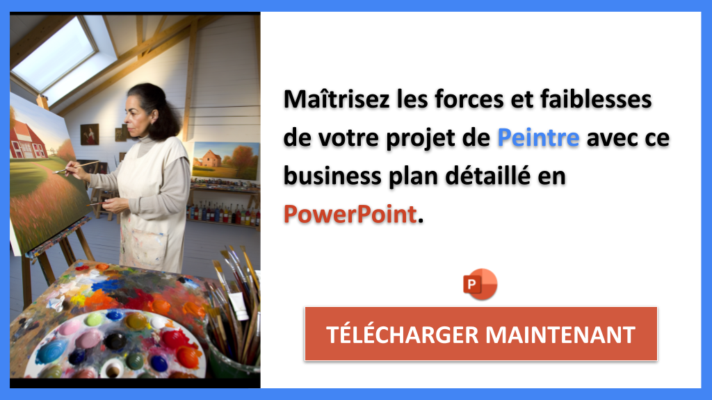 Exemple Business Plan pour Peintre - Analyse SWOT Peintre- CTA2